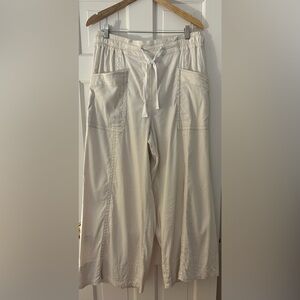 Maeve Cream Drawstring Pants